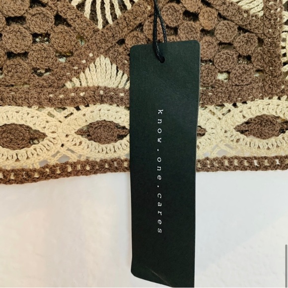 NWT Know.One.Cares Crochet Tank Top - Picture 3 of 8